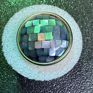 NUGZ USA 20mm Snap Silver Mini Squares